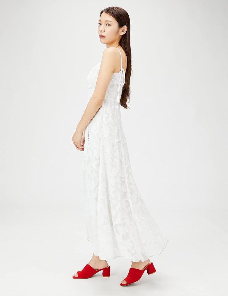 snidel ジャガードキャミワンピース　ホワイト SNIDEL ワンピース ジャガードキャミワンピース : ZOZOTOWN
